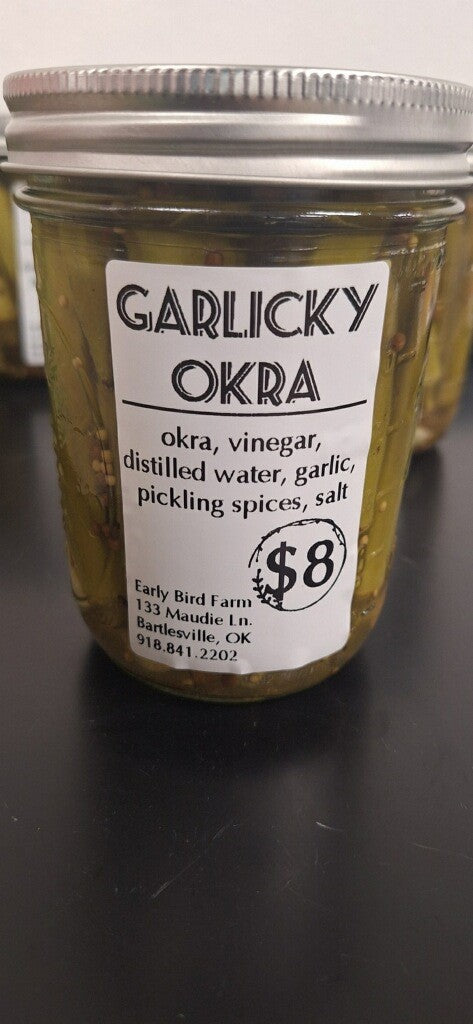 Garlicky Okra