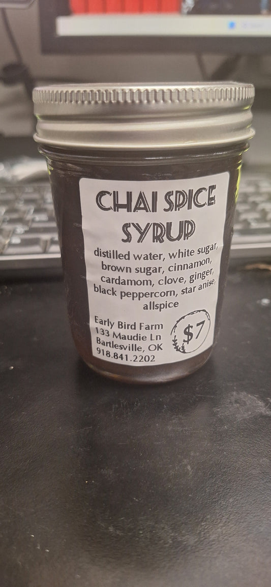 Chai Spice syrup